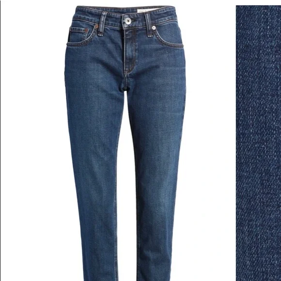 RAG&BONE Bianca Dre Low-Rise Slim Boyfriend